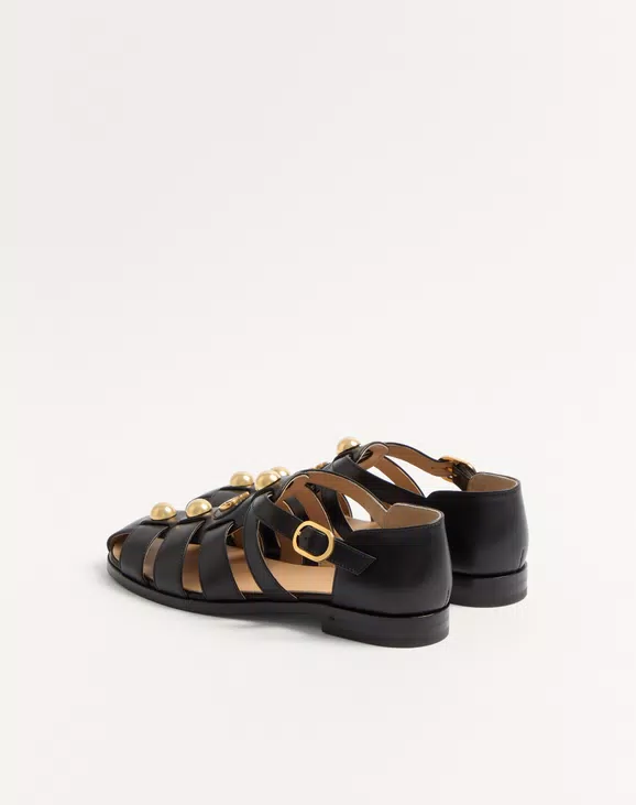 Valentino Vlogo Signature Calfskin Fisherman Sandal 20Mm - Image 4